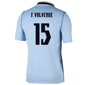 Maglia Calcio Uruguay F. Valverde #15 Mondiali 2026 Prima Uomo