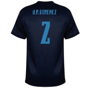 Maglia Calcio Uruguay J. M. Gimenez #2 Mondiali 2026 Trasferta Uomo