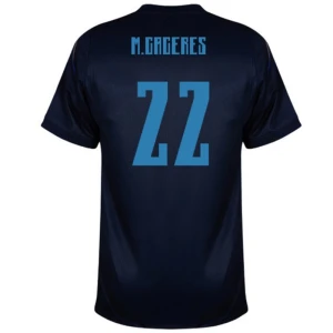 Maglia Calcio Uruguay M. Caceres #22 Mondiali 2026 Trasferta Uomo