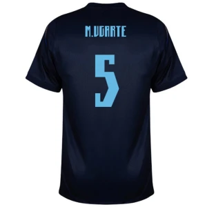 Maglia Calcio Uruguay M. Ugarte #5 Mondiali 2026 Trasferta Uomo