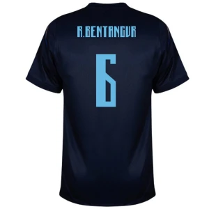 Maglia Calcio Uruguay R. Bentancur #6 Mondiali 2026 Trasferta Uomo