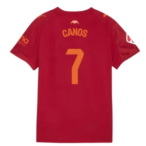 Maglia Calcio Valencia CF 2025-26 Canos #7 Trasferta Uomo