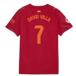 Maglia Calcio Valencia CF 2025-26 David Villa #7 Trasferta Uomo