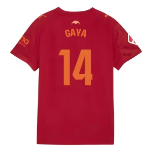 Maglia Calcio Valencia CF 2025-26 Gaya #14 Trasferta Uomo
