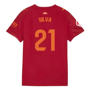 Maglia Calcio Valencia CF 2025-26 Silva #21 Trasferta Uomo