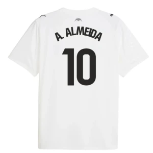 Maglia Calcio Valencia CF A. Almeida #10 2025-26 Prima Uomo