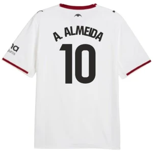 Maglia Calcio Valencia CF A. Almeida #10 2026-27 Prima Uomo