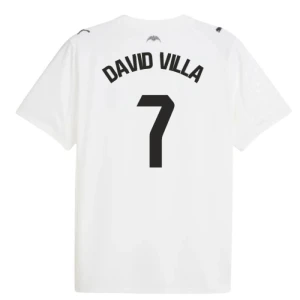 Maglia Calcio Valencia CF David Villa #7 2025-26 Prima Uomo