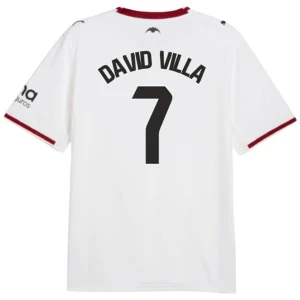 Maglia Calcio Valencia CF David Villa #7 2026-27 Prima Uomo