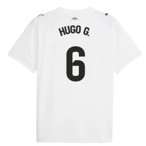 Maglia Calcio Valencia CF Hugo G. #6 2025-26 Prima Uomo
