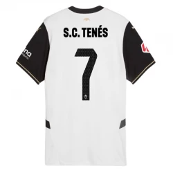 Maglia Calcio Valencia CF S. C. Tenes #7 2024-25 Prima Uomo