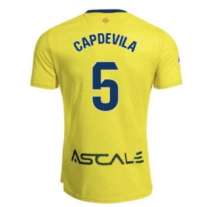 Maglia Calcio Villarreal CF Capdevila #5 2025-26 Prima Uomo