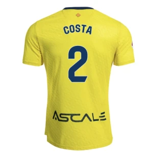 Maglia Calcio Villarreal CF Costa #2 2025-26 Prima Uomo