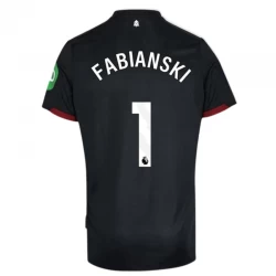 Maglia Calcio West Ham United 2024-25 Fabianski #1 Trasferta Uomo
