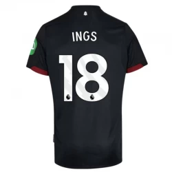 Maglia Calcio West Ham United 2024-25 Ings #18 Trasferta Uomo