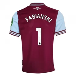 Maglia Calcio West Ham United Fabianski #1 2024-25 Prima Uomo