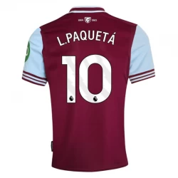 Maglia Calcio West Ham United L. Paqueta #10 2024-25 Prima Uomo