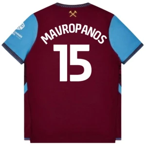 Maglia Calcio West Ham United Mavropanos #15 2026-27 Prima Uomo