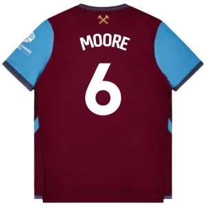Maglia Calcio West Ham United Moore #6 2026-27 Prima Uomo