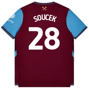 Maglia Calcio West Ham United Soucek #28 2026-27 Prima Uomo