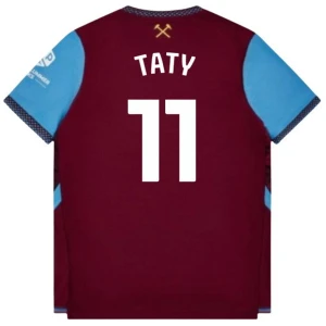 Maglia Calcio West Ham United Taty #11 2026-27 Prima Uomo