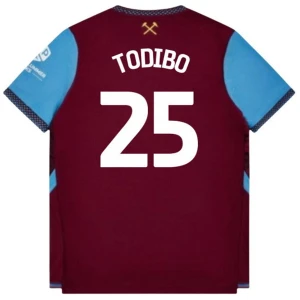 Maglia Calcio West Ham United Todibo #25 2026-27 Prima Uomo