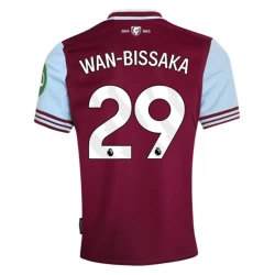 Maglia Calcio West Ham United Wan-bissaka #29 2024-25 Prima Uomo