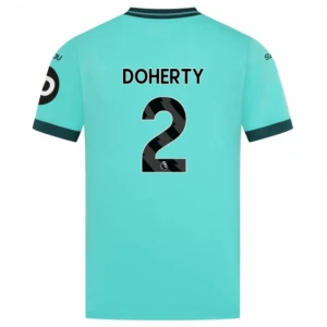 Maglia Calcio Wolverhampton Wanderers 2025-26 Doherty #2 Trasferta Uomo