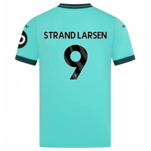 Maglia Calcio Wolverhampton Wanderers 2025-26 Strand Larsen #9 Trasferta Uomo