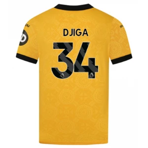 Maglia Calcio Wolverhampton Wanderers Djiga #34 2025-26 Prima Uomo