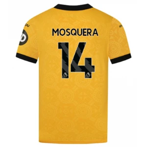 Maglia Calcio Wolverhampton Wanderers Mosquera #14 2025-26 Prima Uomo