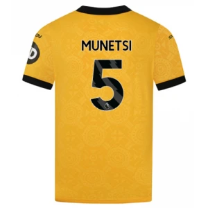Maglia Calcio Wolverhampton Wanderers Munetsi #5 2025-26 Prima Uomo