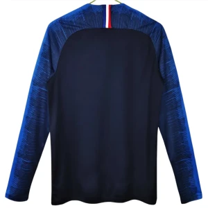 Maglia Francia World Cup Retro 2018 Prima Uomo Manica Lunga