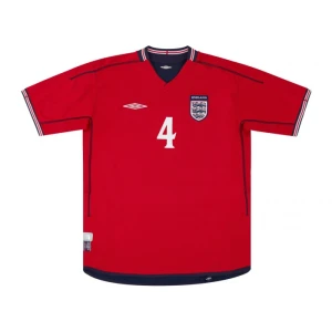 Maglia Inghilterra 2002 Mondiali Trasferta