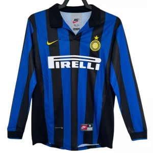 Maglia Inter Milan Retro 1998-99 Prima Uomo Manica Lunga