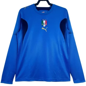 Maglia Italia Retro 2006 Prima Uomo Manica Lunga