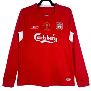 Maglia Liverpool FC Champions League Final Retro 2004-06 Prima Uomo Manica Lunga