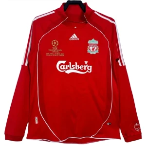 Maglia Liverpool FC Champions League Final Retro 2006-08 Prima Uomo Manica Lunga