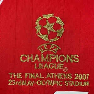 Maglia Liverpool FC Champions League Final Retro 2006-08 Prima Uomo Manica Lunga