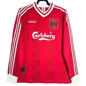 Maglia Liverpool FC Retro 1995-96 Prima Uomo Manica Lunga