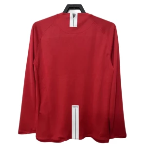 Maglia Manchester United Champions League Final Retro 2007-08 Prima Uomo Manica Lunga