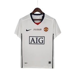 Maglia Manchester United Champions League Final Retro 2008-09 Trasferta Uomo