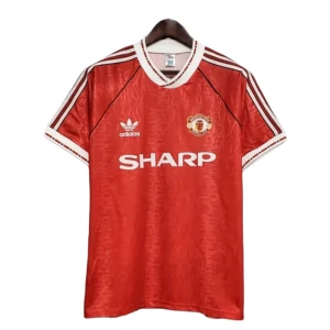 Maglia Manchester United Retro 1990-91 Prima Uomo