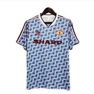 Maglia Manchester United Retro 1990-91 Trasferta Uomo