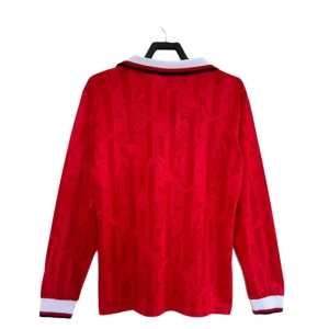 Maglia Manchester United Retro 1992-94 Prima Uomo Manica Lunga