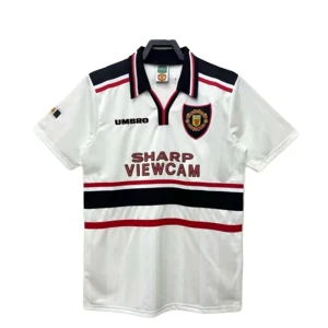 Maglia Manchester United Retro 1998-99 Trasferta Uomo
