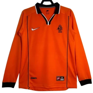 Maglia Olanda Retro 1998 Prima Uomo Manica Lunga