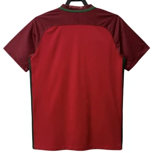 Maglia Portogallo UEFA Euro Retro 2016 Prima Uomo