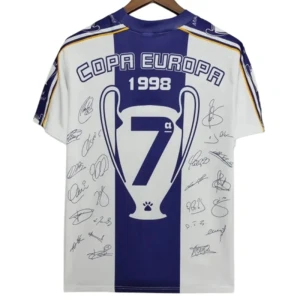 Maglia Real Madrid Champions League Final Retro 1997-98 Prima Uomo