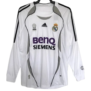 Maglia Real Madrid Retro 2006-07 Prima Uomo Manica Lunga